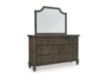Veramond 7 Drawer Dresser and Mirror
