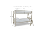 Robbinsdale Twin/Twin Bunk Bed with Ladder - Image 4