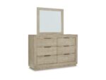 Hennington 6 Drawer Dresser and Mirror