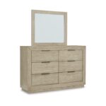 Hennington 6 Drawer Dresser and Mirror