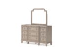 Jorlaina 9 Drawer Dresser and Mirror - Image 3