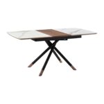 Armen Living Alora Extendable Dining Table