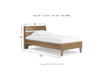 Deanlow Twin Platform Panel Bed - Image 10