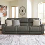 5Z-Harrenhurst 3-Piece Leather Dual Power Reclining Modular Sofa