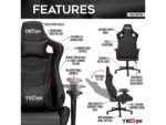 Techni Sport TS-83 Ergonomic High Back Racer Style PC Gaming Chair - Image 3