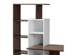 Baxton Studio Rowan Computer Desk with Shelves - Image 4