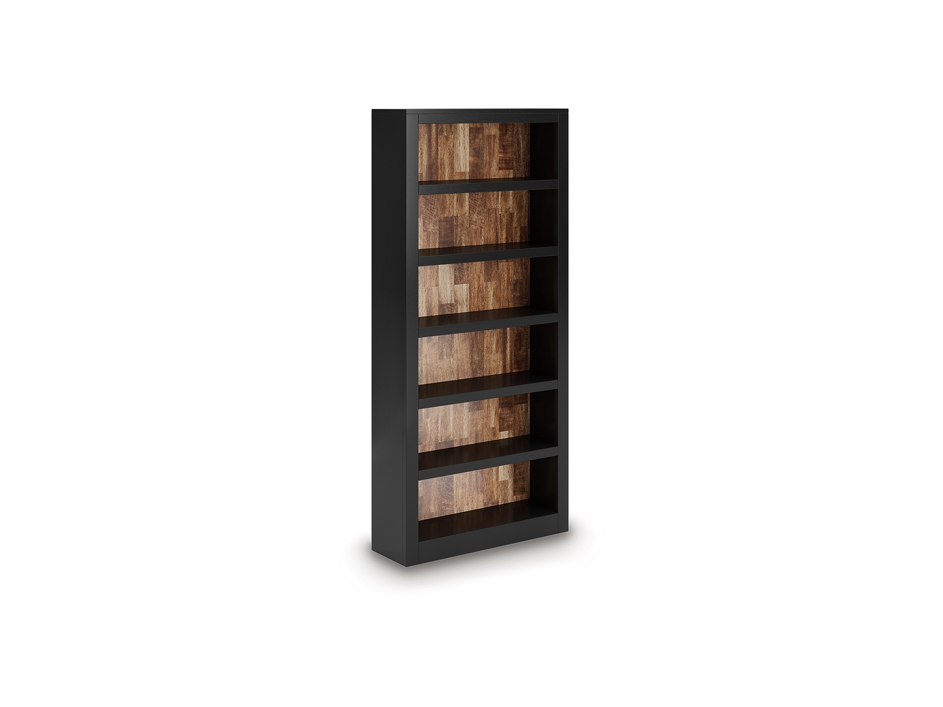 H664-70-ANGLE-SW-P1-KO Wildenauer 75" Bookcase - Image 1
