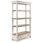 Realyn 75" Bookcase with 3 Shelves