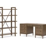 Roanhowe Home Office Desk and Storage