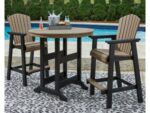 Fairen Trail Outdoor Bar Table and 2 Barstools - Image 11