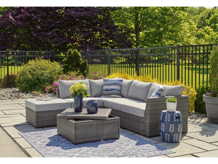 Petal Road 4-Piece Outdoor Conversation Sectional Set - Image 6