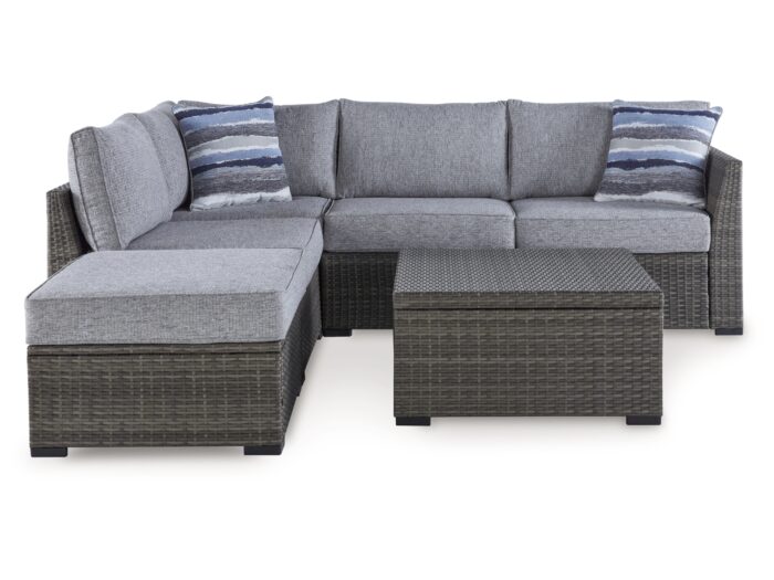 Petal Road 4-Piece Outdoor Conversation Sectional Set - Image 3