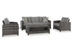 Oasis Court 4-Piece Outdoor Conversation Set