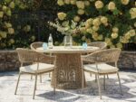 Ocean Park Outdoor Dining Table and 4 Chairs - Image 2