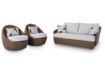 Cardiff Beach Outdoor Sofa, Loveseat and 2 Lounge Chairs with Coffee Table - Image 5
