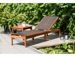 Amazonia Outdoor Wood Patio Lounger - Image 2