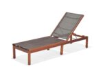 Amazonia Outdoor Wood Patio Lounger