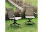 Nuu Garden Textilene Dining Swivel Chair Set of 2 - Image 2