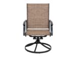 Nuu Garden Textilene Dining Swivel Chair Set of 2 - Image 3