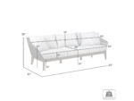 Armen Living Athos Outdoor Sofa - Image 8