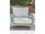 Moonlight View Outdoor Swivel Chair with Cushion - Image 2