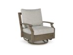 Rainier Ranch Outdoor Swivel Glider Chair with Cushion - Image 3