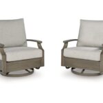 Rainier Ranch Outdoor Swivel Glider Chair with Cushion