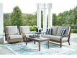Rainier Ranch Outdoor Swivel Glider Chair with Cushion - Image 10