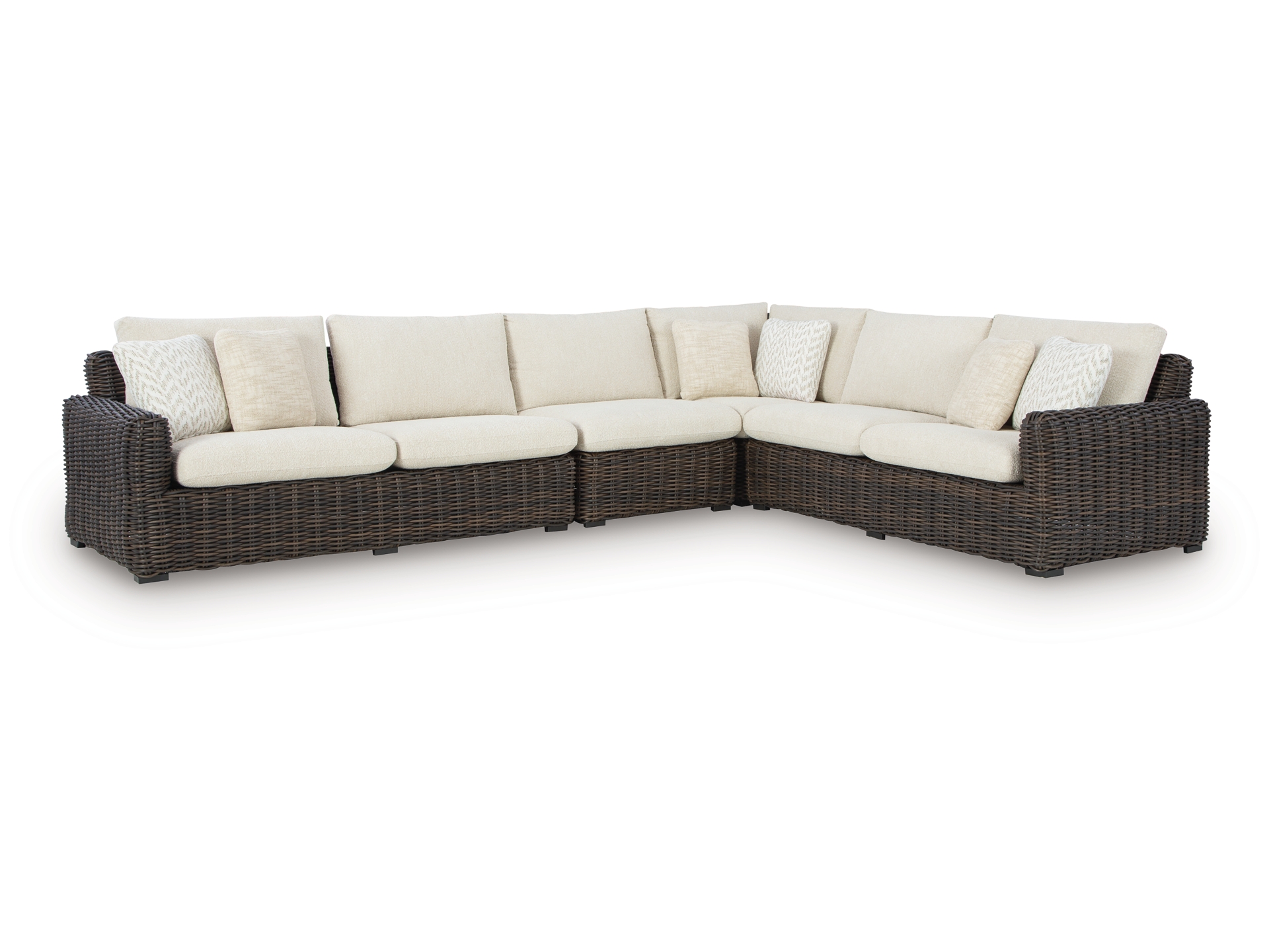 P711-854-846-877-SW-P1-KO Kimora 4-Piece Outdoor Sectional - Image 1