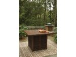 Paradise Trail Outdoor Bar Table with Fire Pit - Image 8