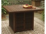 Paradise Trail Outdoor Bar Table with Fire Pit - Image 2