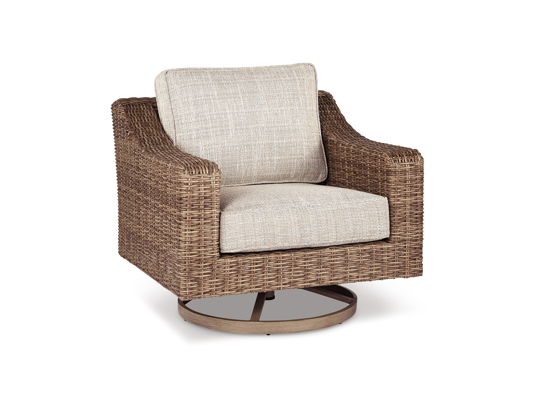 P791-821-ANGLE-SW-P1-KO Beachcroft Outdoor Swivel Lounge Chair - Image 1