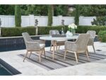 Seton Creek Outdoor Dining Table and 4 Chairs - Image 2