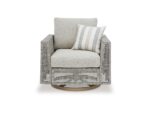 Seton Creek Outdoor Lounge Chair and Ottoman - Image 11