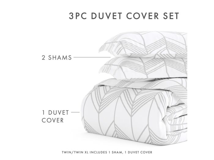 iEnjoy Home Chevron Twin/Twin XL Duvet Set - Image 5