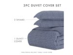 iEnjoy Home Diamond Patterned Twin/Twin XL Duvet Set - Image 4
