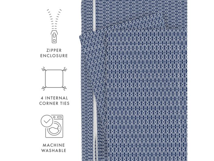iEnjoy Home Diamond Patterned Twin/Twin XL Duvet Set - Image 6