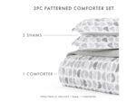 Home Collection Premium Down Alternative Moonlight Stars Reversible Twin Comforter Set - Image 3
