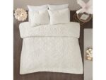 Cecily 3-Piece Tufted Full/Queen Medallion Duvet Cover Set - Image 3