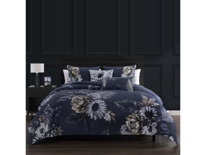 Bebejan Forget Me Not 100% Cotton 5-Piece Reversible Comforter Set - Image 2