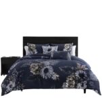 Bebejan Forget Me Not 100% Cotton 5-Piece Reversible Comforter Set