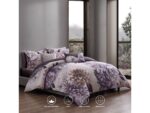 Bebejan Plum Petal 100% Cotton Sateen 5 Piece Reversible Comforter Set - Image 3
