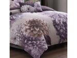 Bebejan Plum Petal 100% Cotton Sateen 5 Piece Reversible Comforter Set - Image 6