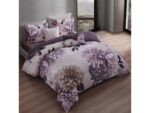Bebejan Plum Petal 100% Cotton Sateen 5 Piece Reversible Comforter Set - Image 8