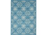 Nourison Jubilant 5' X 7' Ivory Blue Area Rug