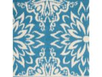Nourison Jubilant 5' X 7' Ivory Blue Area Rug - Image 8