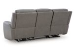 5Z-Relaxation Dual Power Leather Reclining Sofa - Image 4