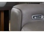 5Z-Relaxation Dual Power Leather Reclining Sofa - Image 8