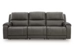 5Z-Harrenhurst 3-Piece Leather Dual Power Reclining Modular Sofa