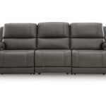 5Z-Harrenhurst 3-Piece Leather Dual Power Reclining Modular Sofa